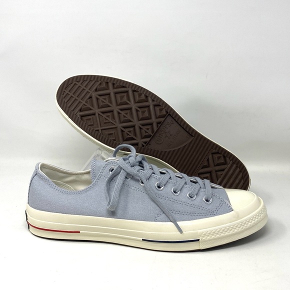 Converse Chuck 70 Shoes Men's Low Top Wolf Grey Canvas Size Sneakers 160496C - Picture 7 of 10